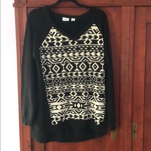 CATO Ikat/Tribal Sweater.
